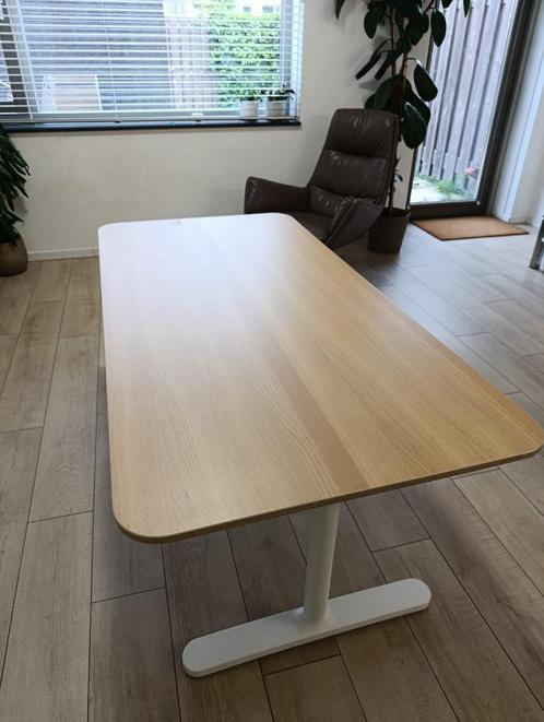 IKEA BEKANT Bureau 160x80 cm – Goede Staat, Huis en Inrichting, Bureaus, Zo goed als nieuw, Bureau, In hoogte verstelbaar, Ophalen