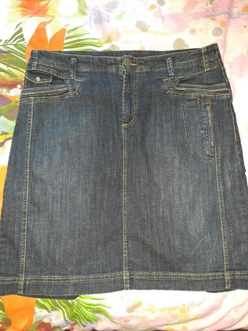 Green Ice, jeans rok, mt 46, Kleding | Dames, Rokken, Zo goed als nieuw, Maat 46/48 (XL) of groter, Blauw, Ophalen of Verzenden