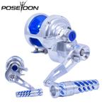 Big Game Poseidon Jigging Reel 500R Rechtshandig Nieuw., Ophalen of Verzenden, Nieuw, Molen