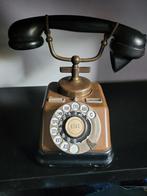 Vintage originele oude koperen telefoon 1930, Verzamelen, Retro, Ophalen of Verzenden, Huis en Inrichting