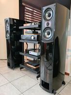 Atlantic Technology AT1 (Hoogglans Zwart Metallic), Audio, Tv en Foto, Luidsprekers, Zo goed als nieuw, 120 watt of meer, Front, Rear of Stereo speakers