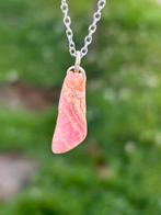 Rhodochrosiet Edelsteenketting Roestvrijstaal, Ophalen of Verzenden, Nieuw