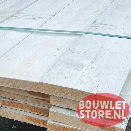 Vuren steigerplanken steigerhout plank wit zwart antraciet, Doe-het-zelf en Verbouw, Hout en Planken, Nieuw, Plank, Steigerhout