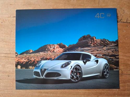 Alfa Romeo 4C introductie / preview sheet, Boeken, Auto's | Folders en Tijdschriften, Zo goed als nieuw, Alfa Romeo, Ophalen of Verzenden