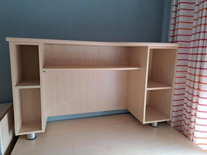 Bureau met opzetstuk, Huis en Inrichting, Bureaus, Gebruikt, Bureau, Ophalen of Verzenden
