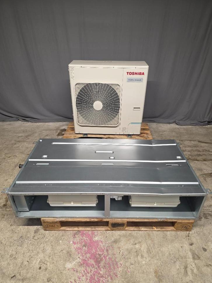 Toshiba Digital Inverter satelliet/kanaal airco 11,2 kW R32, Witgoed en Apparatuur, Airco's, Zo goed als nieuw, Plafondventilator