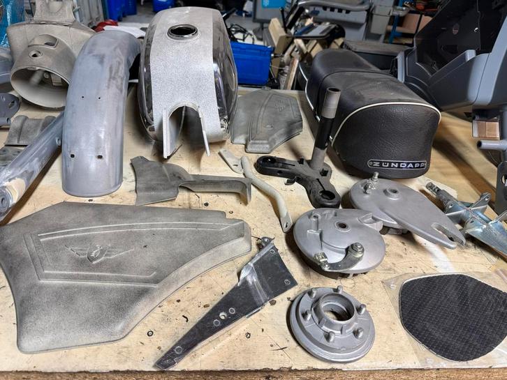 Complete Zundapp 517-23 1970 - Restauratieproject, Fietsen en Brommers, Brommeronderdelen | Zundapp, Gebruikt, Ophalen