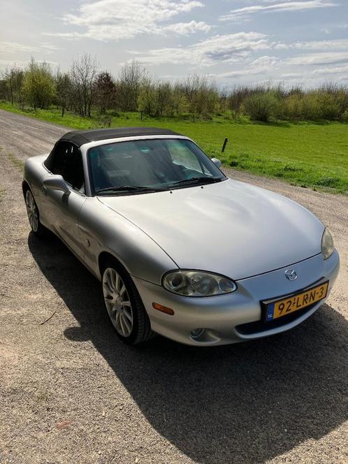 Mazda MX5 1.8 I 2003 Grijs 6-Bak, Auto's, Mazda, Particulier, MX-5, ABS, Airbags, Airconditioning, Bluetooth, Centrale vergrendeling