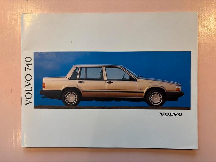 Reclame folder VOLVO 740 en algemene prijslijst 1990, Boeken, Auto's | Folders en Tijdschriften, Volvo, Ophalen of Verzenden