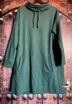 Mooie groene lange trui/jurk 44/46 met wijde col nu 19,99€, Kleding | Dames, Jurken, Ophalen of Verzenden, Zo goed als nieuw, Knielengte