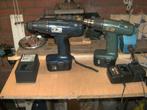 Te koop Twee Accu Boormachines. uit schuur opruiming, Ophalen, Gebruikt, Variabele snelheid, Boor- en Schroefmachine
