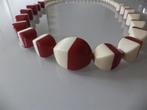 vintage Lucite halsketting, Verzenden, Zo goed als nieuw, Overige kleuren, Overige materialen