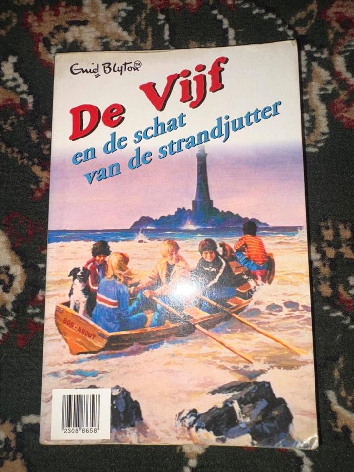De Vijf en de schat van de strandjutter - Enid Blyton, Boeken, Kinderboeken | Jeugd | onder 10 jaar, Gelezen, Fictie algemeen