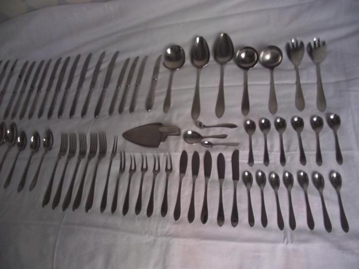 73 stuks Gero Zilmeta puntfilet bestek 718 RVS 1931-1985 p s, Antiek en Kunst, Antiek | Bestek, Ophalen of Verzenden