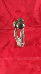 Vintage beeldje paddenstoelen, Verzamelen, Beelden en Beeldjes, Verzenden, Zo goed als nieuw, Overige typen