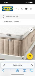 Ikea NYLÄGET Topper 160x200, Ophalen, Tweepersoons, Zo goed als nieuw, Matras
