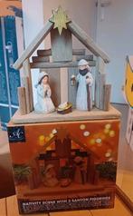 Mini kerststal nieuw, Ophalen of Verzenden, Zo goed als nieuw