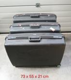 3 x Delsey grote harde koffer, Ophalen, Hard kunststof, Zo goed als nieuw, 70 cm of meer