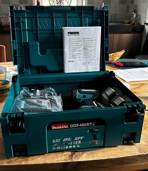 Makita ddf485rtj nieuw ongebruikt!, Doe-het-zelf en Verbouw, Gereedschap | Machine-onderdelen en Toebehoren, Nieuw, Ophalen of Verzenden
