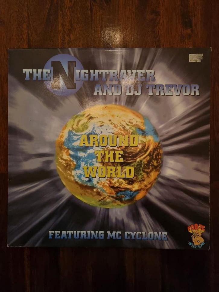 Nightraver & DJ Trevor - Around The World 12", Cd's en Dvd's, Vinyl | Dance en House, Zo goed als nieuw, Overige genres, 12 inch