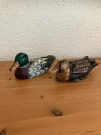 Houten decoratie eenden, Verzamelen, Beelden en Beeldjes, Ophalen of Verzenden, Zo goed als nieuw, Dier