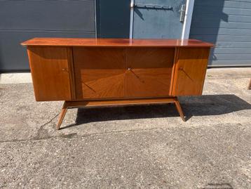 Vintage Dressoir Jaren 60 retro midcentury deur lade beschikbaar voor biedingen