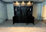 Vakkenkast New York / Buffetkast zwart, Ophalen, Open Einde 12, Info@123barren.nl, Met deur(en)