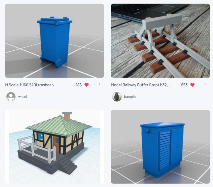 3d print voor modelbouw spoorweg N (1:160), Hobby en Vrije tijd, Modelbouw | Auto's en Voertuigen, Nieuw, Overige typen, 1:50 of kleiner