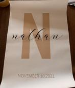 Poster met naam Nathan, Ophalen of Verzenden, Zo goed als nieuw, Rechthoekig Staand, Overige onderwerpen