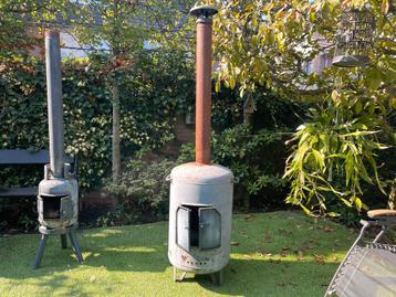 tuin kachel / pot kachel / tuin haard / hout kachel / terras beschikbaar voor biedingen