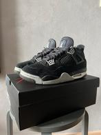 Jordan 4 Black Canvas, Kleding | Heren, Schoenen, Verzenden, Zwart, Sneakers of Gympen, Gedragen