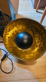 Gouden Design Lamp, Gebruikt, Ophalen of Verzenden, Minder dan 100 cm, Metaal