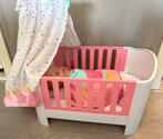 Baby born magisch poppenbed met geluid., Kinderen en Baby's, Speelgoed | Poppen, Ophalen, Zo goed als nieuw, Babypop