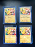 4x Pikachu Mcdonald’s promo kaart (burgerchu), Ophalen of Verzenden, Nieuw, Losse kaart