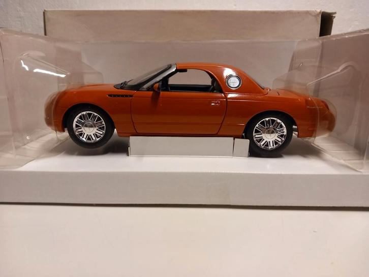 Ford Thunderbird hard top orange Beanstalk metal 1:18 KRD, Hobby en Vrije tijd, Modelauto's | 1:87, Zo goed als nieuw, Auto, Overige merken