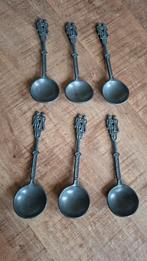 Vintage Tinnen huwelijks lepels, Antiek en Kunst, Antiek | Tin, Ophalen of Verzenden
