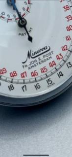 Vintage Minerva Stopwatch met Beschermhoes - Zwitserland, Am, Antiek en Kunst, Antiek | Klokken, Ophalen