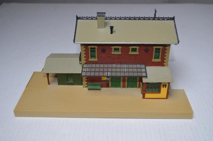 Vollmer 3600 Station Oberbaumbach, goede staat, HO, Hobby en Vrije tijd, Modeltreinen | H0, Gebruikt, Brug, Tunnel of Gebouw, Ophalen of Verzenden