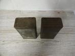 Oude metalen containers Cocoa poeder WO1 Engelse leger 1916, Ophalen of Verzenden, Landmacht, Engeland