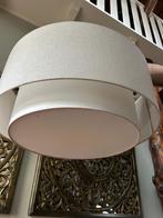 Grote gebroken witte stoffen lampenkap Diameter 60 cm, Ophalen, Gebruikt, Minder dan 50 cm, Modern