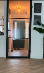 Cando opdekkdeur met hang en sluitwerk, Ophalen, 215 cm of meer, Binnendeur, Glas