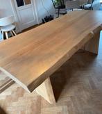 boomstamtafel (+ bank) 220x100 cm platanen boomstam tafel, Huis en Inrichting, Tafels | Eettafels, 200 cm of meer, 50 tot 100 cm