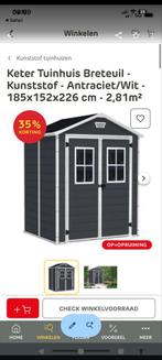 Keter Tuinhuis Breteuil - Nieuw in verpakking, Ophalen of Verzenden, Nieuw, Kunststof, Overige typen