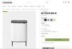 Bo Touch Bin Hi ( White) zonder poten, 50 tot 75 cm, Nieuw, 40 liter of meer, Ophalen of Verzenden