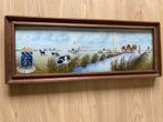 Tegel tableau Friesch Rundvee Stamboek koeien, Antiek en Kunst, Ophalen of Verzenden