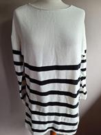 Nieuwe wit/zwart gestreepte stretch trui Up2Fashion, maat M, Maat 38/40 (M), Up2Fashion, Wit, Nieuw