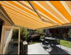 Elektrisch knikarm zonnescherm - 370 x 250 - nog  netjes, Tuin en Terras, Zonneschermen, Gebruikt, Elektrisch, Ophalen of Verzenden