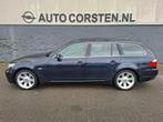 BMW 5 Serie Touring * Gereserveerd * 525i 218PK Automaat Exe, Achterwielaandrijving, Zwart, 2000 kg, Blauw