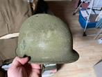 WW2 US, metaal, helmet M1 Schlueter, Verzenden, Landmacht, Engeland, Helm of Baret