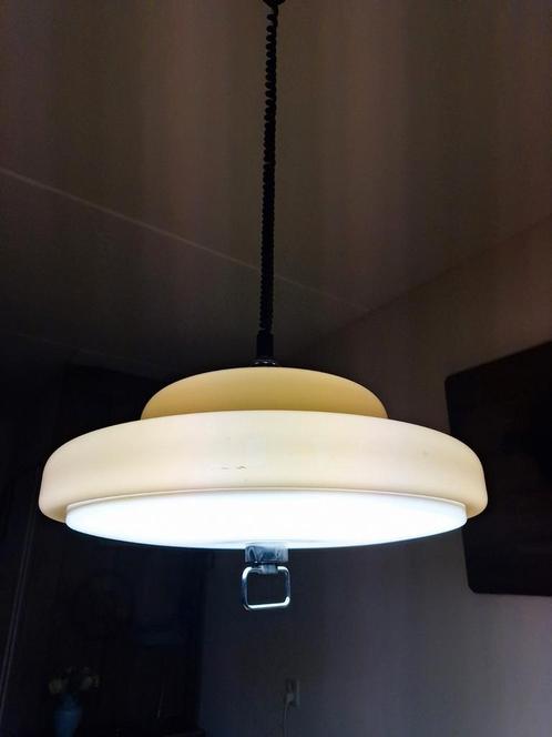 Vintage Space age lamp van Herda, Huis en Inrichting, Lampen | Plafondlampen, Zo goed als nieuw, Ophalen